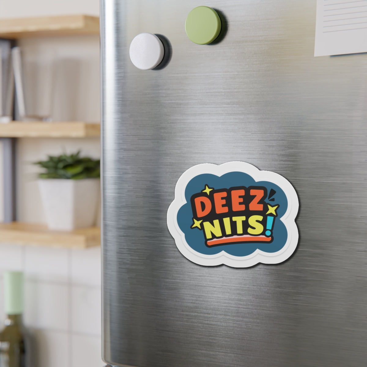 "Deez Nits!" 4" Die-Cut Magnet